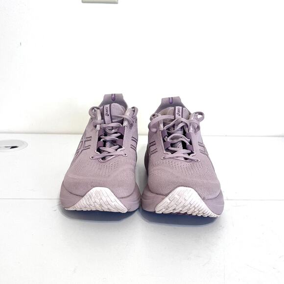Asics Gel-Nimbus 26 Womens Sneakers Size 5 Pink Lavender Running Athletic Gym - Picture 2 of 8